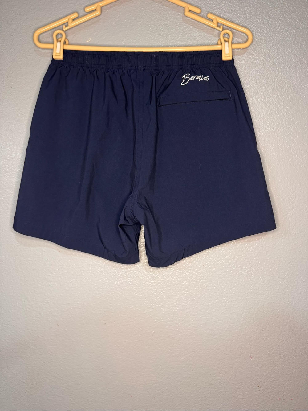 Bermies Men's Navy Athletic Shorts - Quick-Dry Swim Trunks